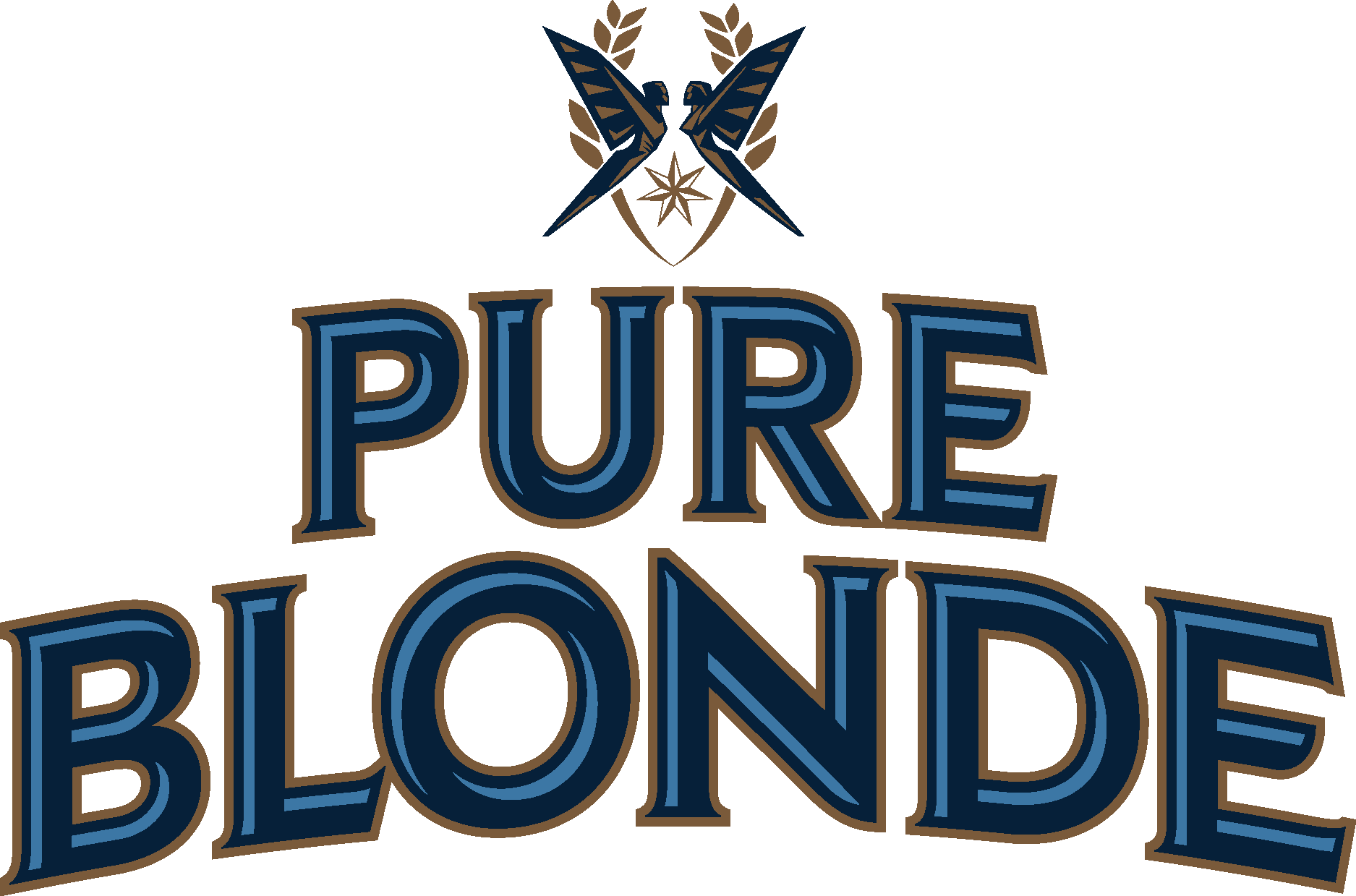 Pure Blonde Logo Vector Logo